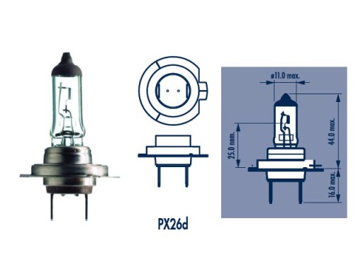 ŽIAROVKA HAL.H7 12V 55W HART