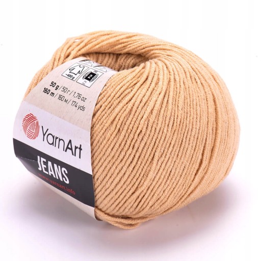YarnArt Jeans 07 okrová priadza 50g/160m