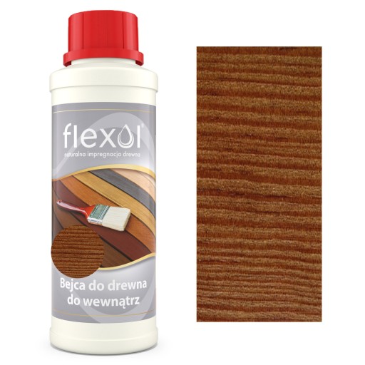 HNEDÁ hnedá vnútorná lazúra na drevo 0,25 L Flexol