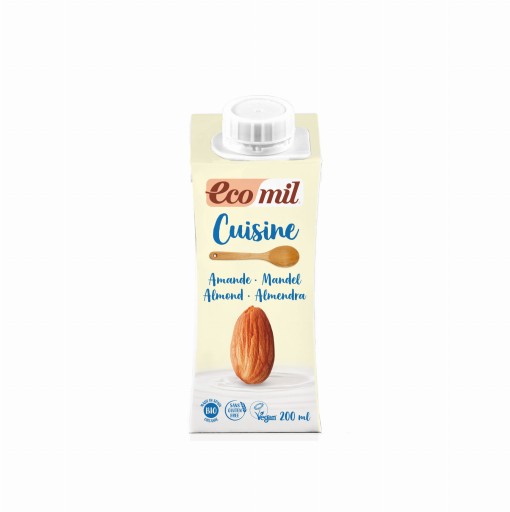 Mandľová smotana na varenie BEZ SKLA. BIO 200 ml
