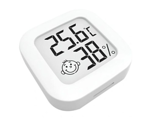 Teplomer Izbový vlhkomer Elektronická Digitálna meteostanica + batéria
