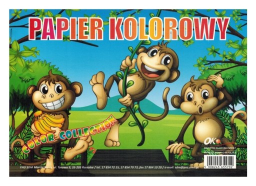 Výstrižok Farebný papier A5 8 listov. SDM