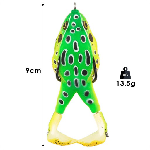 PLÁVAJÚCA WOBLEROVÁ ŽABKA S OTOČNÝMI PLUVAMI SAHIDO FROG FLICKER SUM RUŽOVÁ