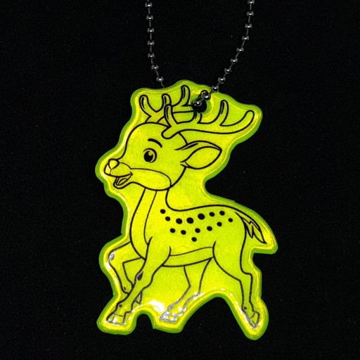 REFLEXNÝ PRÍvesok DEER reflexná kľúčenka REFLEXNÁ PRE DETI
