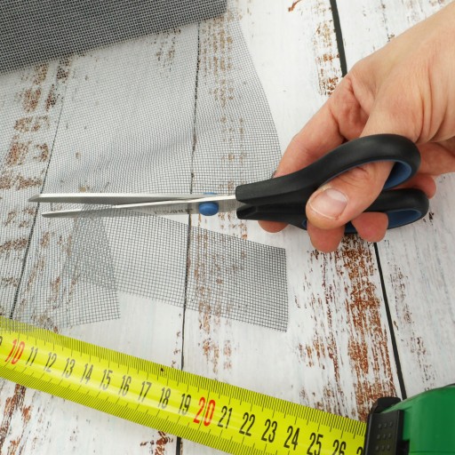ŠEDÁ sieť na meter 1,4m x 1m SIEŤ NA KOMÁRY