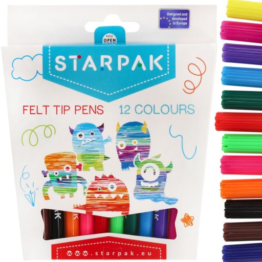 Fixky STARPAK - SADA 12x MIX farieb