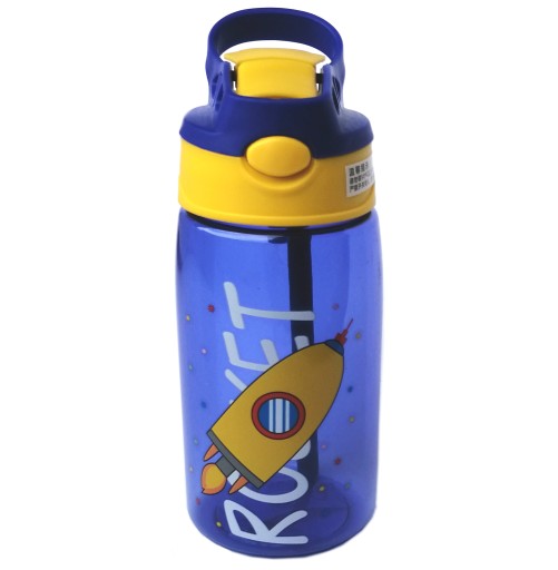 FĽAŠA SO SLAMIČKOU S HLADKOU PRE DETI 480 ml