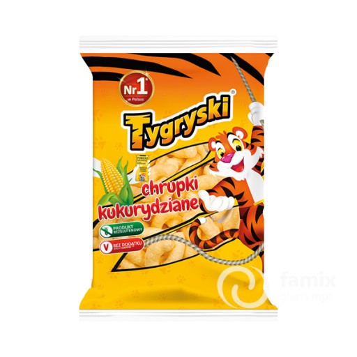 Chrumkavé kukuričné tigre 90g