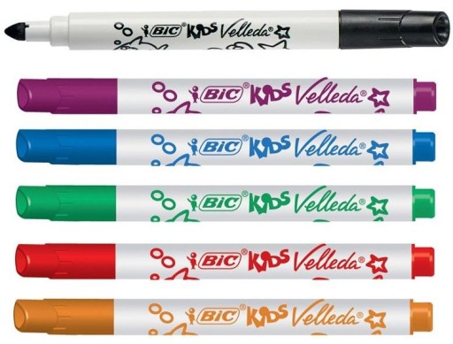 BIC ZNAČOVAČE MINI UMÝVATELNÉ ZNAČOVAČE ZA SUCHA 6 farieb PRE DETI