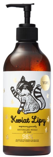 YOPE Prírodné tekuté mydlo na ruky Lipový kvet 500 ml