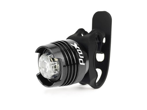 Predná lampa PROX NAOS 1-LED, čierna predná cyklistická lampa