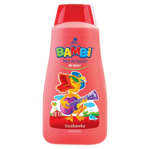 Bambi jahodový kúpeľ do kúpeľa pre deti 500ml