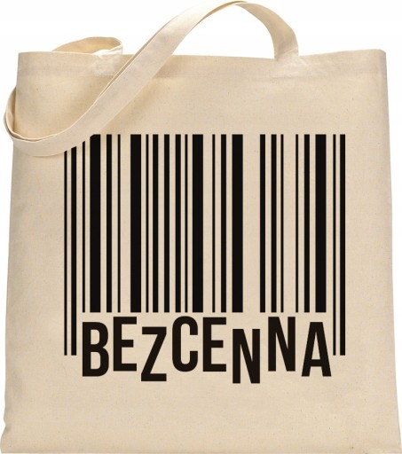 EKO NÁKUPNÁ TAŠKA SHOPPER S Vtipnými Šnúrkami, HRUBÁ BAVLNA - RW08