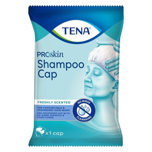 Tena Shampoo Cap - čiapka na umývanie vlasov s kondicionérom