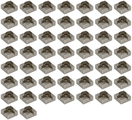 LEGO PLATE 3024 1x1 trans čierna NOVINKA (10g) 51 ks.