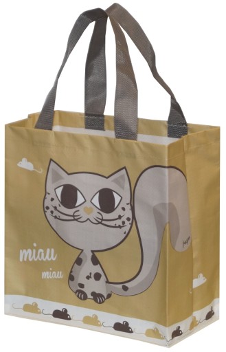 ECRU taška na mačiatka SHOPPING BAG pre tínedžerov