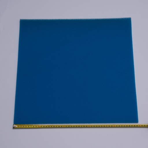 Špongia 50x50x1cm ppi30 modrá + vlizelín zdarma