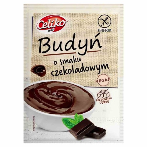 ČOKOLÁDOVÝ PUDING, BEZLEPKOVÝ 40 g - ČEL