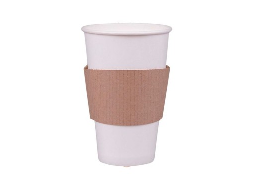Obal na hrnček, pás, tepelná ochrana, 250-300 ml kraft papier, 50 ks