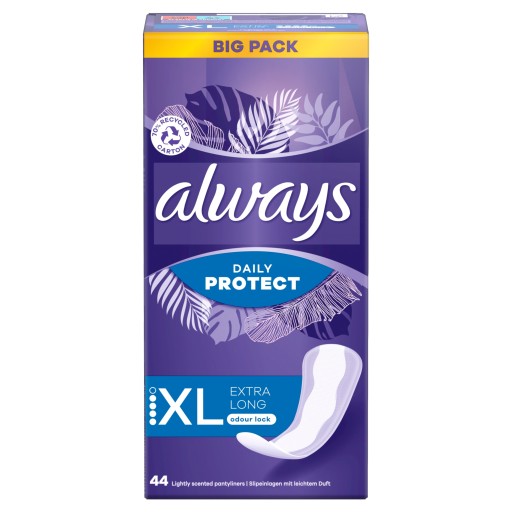 Vložky Always Liner Long Plus Trio, 44 kusov
