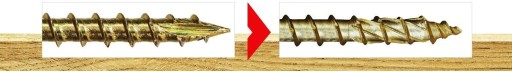 TESÁRSKE SKRUTY DO DREVA 4x45 KUŽELOVÉ TORX 300ks WKCS-40045 KLIMAS