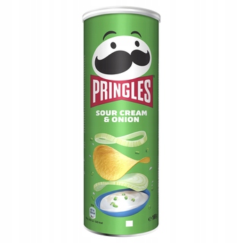 1x165g PRINGLES Cream & Onion Chips UK