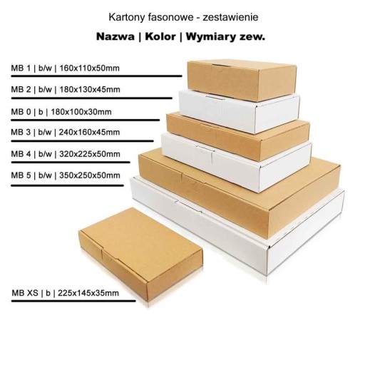 Forma kartónová krabica 240x160x45 MB3 BIELA A5 krabica 25 ks