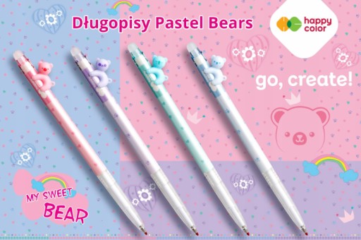 PastelBears Standard C 0,5 stierateľná náplň, 3 ks, modrá