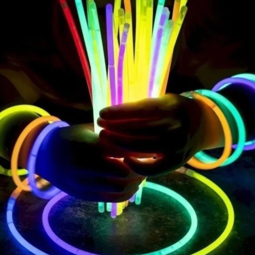 GLOW STICK náramok NEON light náramky svetlušiek 3 ks