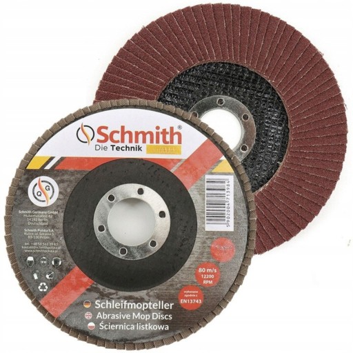 PRIAMY BRÚSNY KOTOÚČ KLAPKA BRÚSNY KOTOUČ 125mm P80 SCHMITH KLAPKY