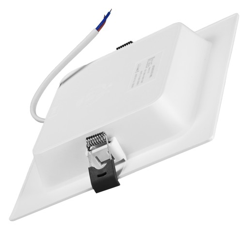 LED stropný panel, zapustený, pod omietku, štvorcový, 12 W, neblikajúci CCD