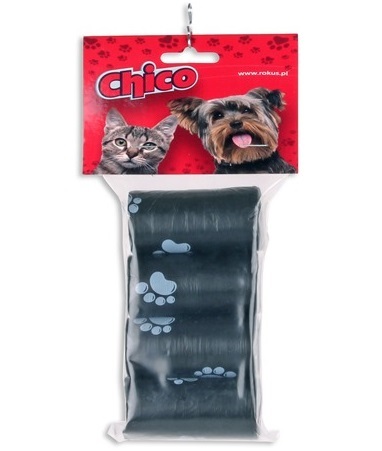 Chico Veľké vrecia na bio odpad s labkami 4 x 20 ks