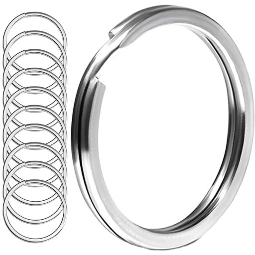 Kľúčenka, kľúčenka, krúžok, plochý krúžok 30 mm / 10 ks.