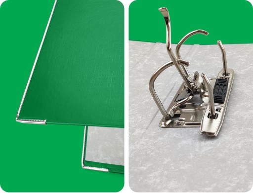 Pákový zakladač A4 PP EKOBOX 80mm ČERVENÝ široký hrubý kancelár