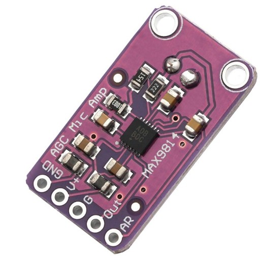 393 MAX9814 mikrofónový zosilňovač s mikrofónom