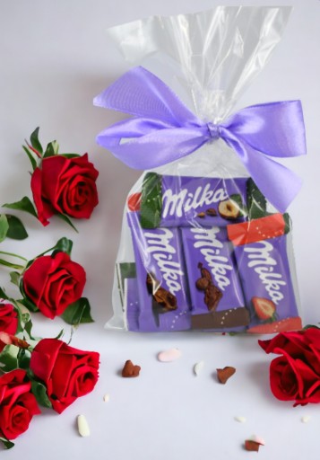 Milka Naps sada čokoládových sladkostí 10 ks darčekový mix k narodeninám