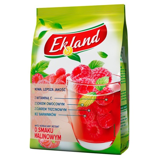 EKOLAND Granulovaný malinový čaj 300g
