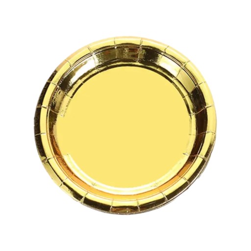 ZLATÁ Párty set ZLATÝ, elegantné HRNČEKY, PAPIEROVÉ TANIERE EMPIRE