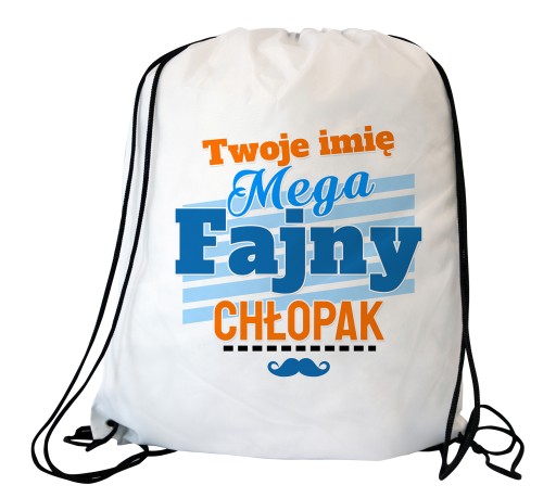 CHLAPČENSKÝ DEN batoh na topánky s MENOM