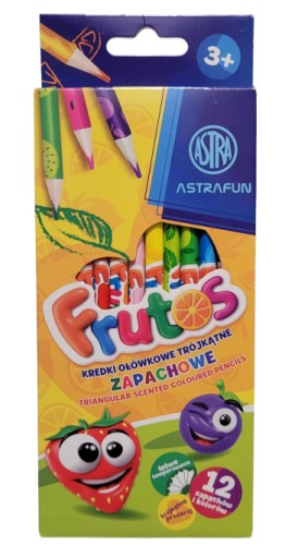 Voňavé trojuholníkové školské ovocné ceruzky ASTRAFUN FRUTOS