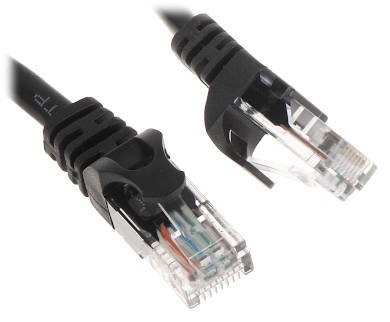 PATCHCORD RJ45/0,5-ČIERNA 0,5 m