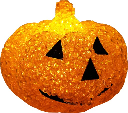 SVIETIACA TEKVICOVÁ LED HALLOWEENSKÁ FÓRA NA BATÉRIU DEKORATÍVNY OZDOBA