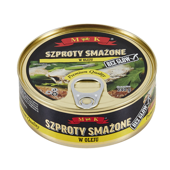 MK Vyprážané šproty v oleji 240 g