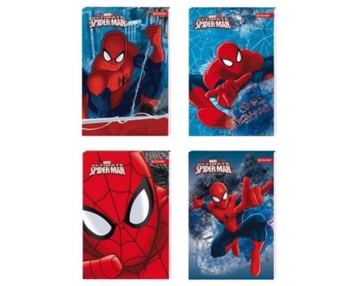 Zápisník Spiderman Spider Man A7, hladký s podtlačou