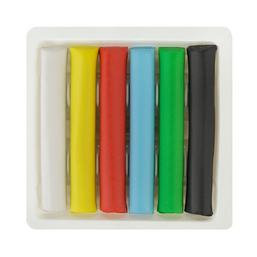 Neznačkujúci PLASTICINE 6 farieb EASY KIDS