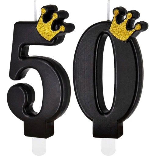 Narodeninový topper 50 HAPPY BIRTHDAY ozdoba na tortu balóniky piker GOLD Glitter