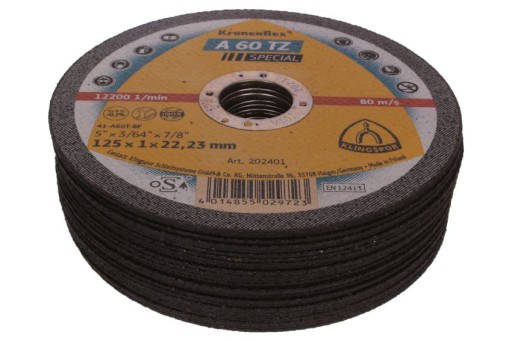 PLOCHÝ DISK A60TZ T1A 125*1,0*22 202401
