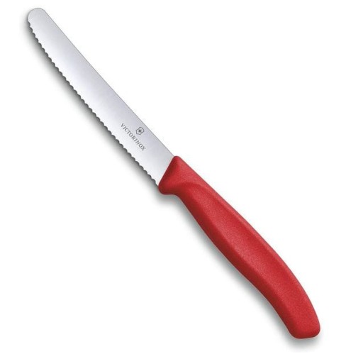 VICTORINOX 6.7831 nôž na paradajky na zeleninu a ovocie PIKUTEK RED