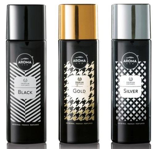 AROMA PRESTIGE SPRAY BLACK Parfém do auta
