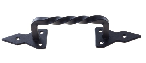 DEKORATÍVNA ČIERNA ÚCHYTKA PRE KNÚTOVÉ DVERE ÚCHYTKA 130mm